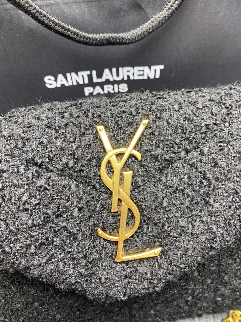 Saint Laurent Small Loulou Boucle Bag Black 23Cm - Image 5