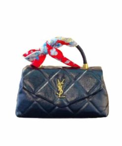 Saint Laurent Top Handle Chain Bag Black 25Cm