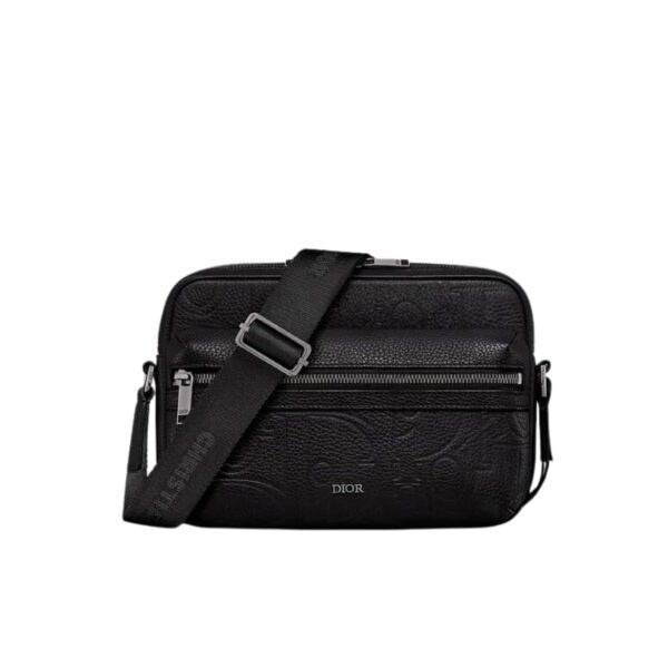 Dior Rider 2.0 Zipped Messenger Bag Black 23Cm