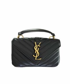 Saint Laurent College Mini Chain Bag Black 18Cm 779430Dzh071000