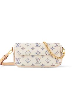 Louis Vuitton Wallet On Chain Ivy Multicolor White 23Cm M83499