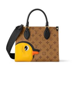 Louis Vuitton Onthego Pm Monogram Reverse Brown 25Cm M47199