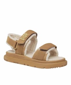 Dior Dioract Sandal Goat Suede Beige Kco106Sku S43M
