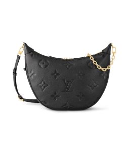 Louis Vuitton Loop Hobo Monogram Empreinte Black 37Cm M46739