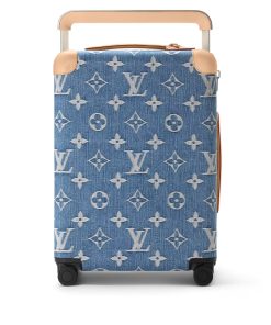 Louis Vuitton Horizon 55 Suitcase Monogram Cotton Canvas Denim Blue 55Cm M24314