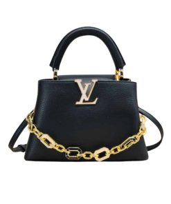 Louis Vuitton Capucines Bb Bag With Charm Black 27Cm
