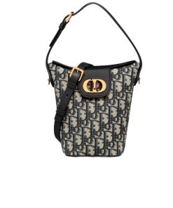 Dior 30 Montaigne Mini Bucket Bag Blue 11Cm S2319Utzq M928