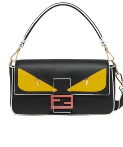 Fendi Baguette Lunar New Year Leather Bag Black 26Cm 8Br600Atxqf1Qio