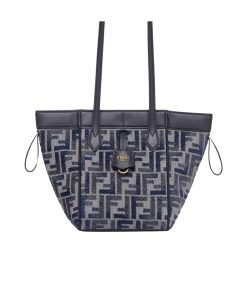 Fendi Origami Mini Transformable Bag Dark Blue 16Cm 8Bs083Asu0F1Pqk