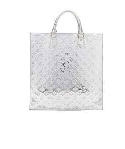 Louis Vuitton Sac Plat Tote Monogram Miroir Silver 36Cm