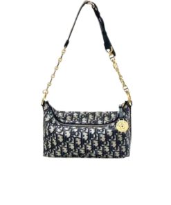 Dior Diorstar Hobo Bag With Chain Blue 22Cm S3202Utzq M928