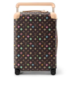 Louis Vuitton Horizon 55 Suitcase Monogram Craggy Coated Canvas Chocolate 55Cm M47070