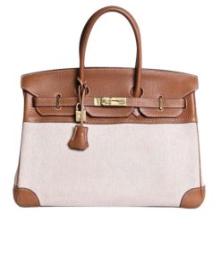 Hermes Birkin 25 Toile H Brown 25Cm