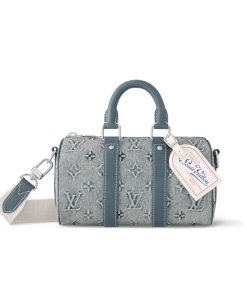 Louis Vuitton Keepall Bandoulière 25 Monogram Washed Denim Canvas 24Cm M22762