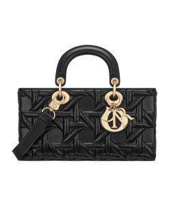 Dior Lady D Joy Bag Black 26Cm M0540Obpj M900