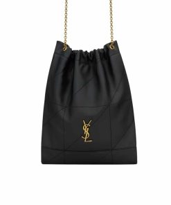 Saint Laurent Jamie 4.3 Pochon In Lambskin Black 31Cm 781666Aab321000