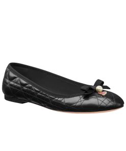 Dior Dioramour Ballet Flat Black Kdb918Cqc S900