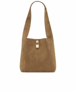 Saint Laurent Tanger In Suede Biscuit Brown 28Cm  773686Aac2F9851