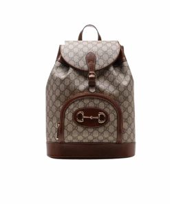 Gucci 1955 Horsebit Backpack Large Brown 27Cm 620849 92Tcg 8563 Brwsgr Gub9