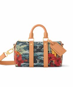 Louis Vuitton Keepall Bandouliere 25 Navy Blue 25Cm M25440