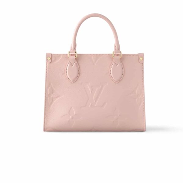 Louis Vuitton Onthego Pm Monogram Empreinte Pink Opale 25Cm M47135