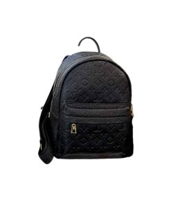 Gucci Gg Embossed Leather Backpack Black 26Cm