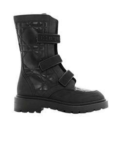 Dior Dio(R)Evolution Ankle Boots Rubber Maccrocannage Black