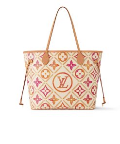 Louis Vuitton Neverfull Mm Autres Toiles Monogram Coral 31Cm M25317