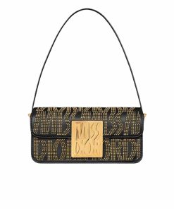 Dior Miss Dior Flap Bag Black Gold 22Cm M2610Ubtt M900