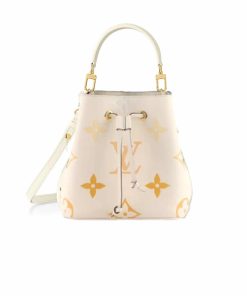 Louis Vuitton Néonoé Bb Monogram Bag Latte And Orange 25Cm