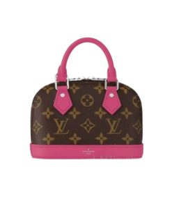 Louis Vuitton Mini Alma Monogram Canvas Mix With Pink 18Cm M83206