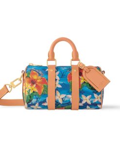 Louis Vuitton Keepall Bandouliere 25 Bright Blue 25Cm M24999