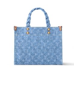 Louis Vuitton Let Go Pm Monogram Sky Blue Denim 30Cm M24897