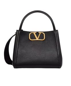 Valentino Garavani Alltime Handbag In Black 26Cm 5W2B0Q18Imz 0No