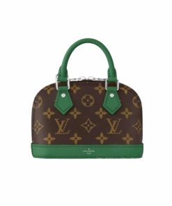 Louis Vuitton Mini Alma Monogram Canvas Mix With Green 18Cm M83204