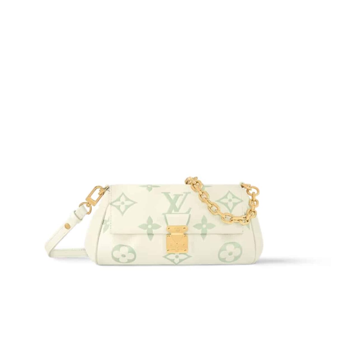 Louis Vuitton Favorite Bicolor Monogram Empreinte Leather Bag Latte And Matcha 23Cm M46842 - Image 1