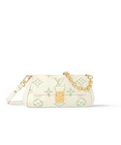 Louis Vuitton Favorite Bicolor Monogram Empreinte Leather Bag Latte And Matcha 23Cm M46842