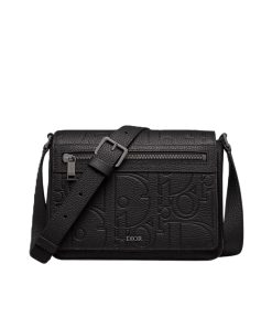 Dior Christian Messenger Bag Black 21Cm