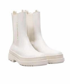 Dior Trial Ankle Boots Leather White