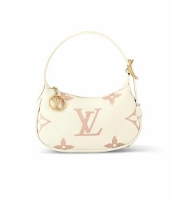 Louis Vuitton Mini Moon Bag In Latte White And Chamallow Pink 21Cm M24108