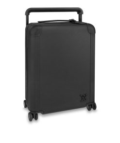 Louis Vuitton Horizon 55 Suitcase Grained Leather Black 55Cm M10240