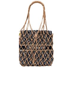 Dior Net Tote Bag Oblique Technical Fabric Blue 55Cm
