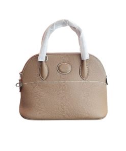 Hermes Bolide Taurillon Clemence Etoupe 27Cm