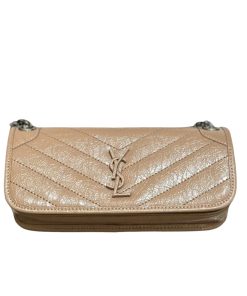 Saint Laurent Mini Matelasse Monogram Niki Bag Beige 26Cm
