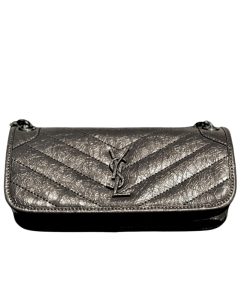 Saint Laurent Mini Matelasse Monogram Niki Bag Black 26Cm