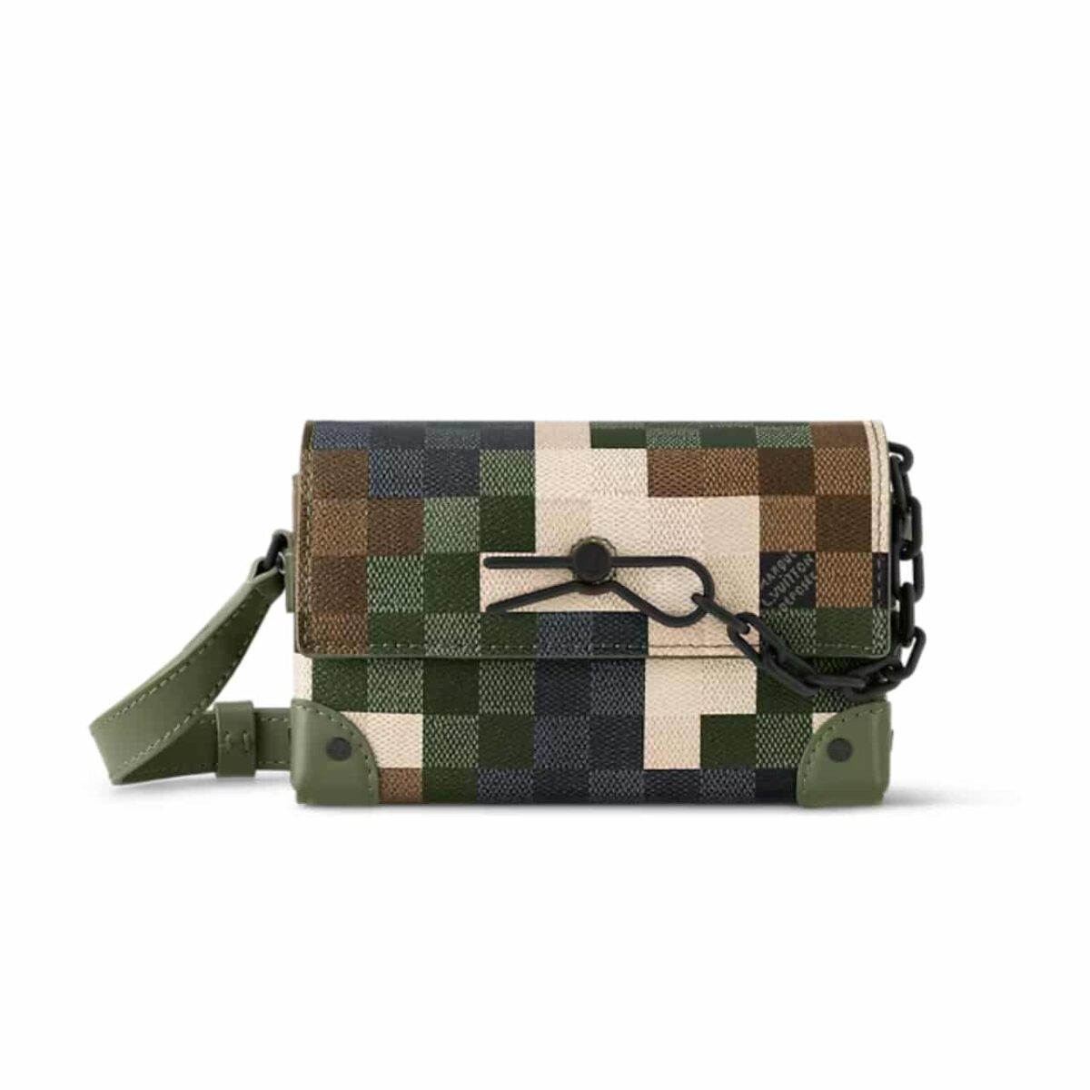 Louis Vuitton Steamer Wearable Wallet Damier Green 17Cm M83172 - Image 1