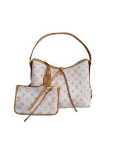 Louis Vuitton Carryall Pm Bag Pink 30Cm