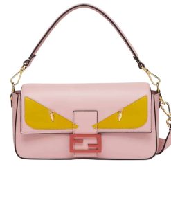 Fendi Baguette Lunar New Year Leather Bag Pink 26Cm 8Br600Atxqf1Qip