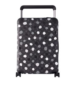 Louis Vuitton X Yayoi Kusama Horizon 55 Suitcase Grained Leather Black 55Cm