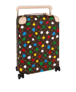 Louis Vuitton X Yayoi Kusama Horizon 55 Suitcase Grained Leather Monogram Multicolor 55Cm